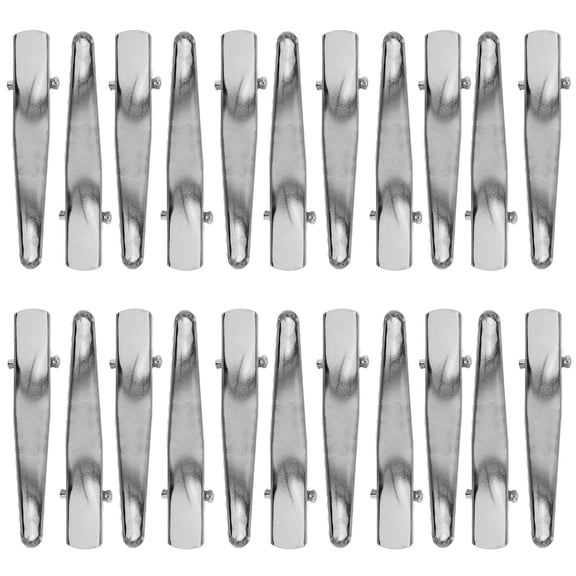 Raindrops 100Pcs Hairdresser Sectioning Clips Metal Duckbill Hair Clips for Women Daily Routines