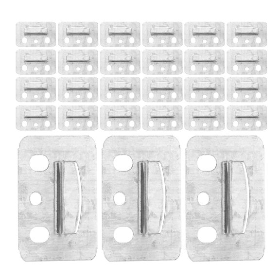 CHICHUMID Silver Plated Nickel Wall Panel Buckle for Furniture Fixing 100Pcs