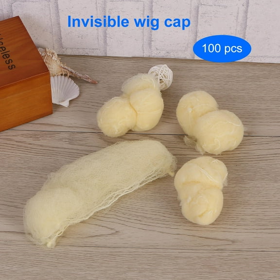 Raindrops 100Set Hair Nets Invisible Elastic Edge for Ballet Dance Kids Comfortable Use