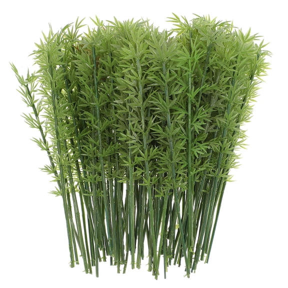 Raindrops 100pcs 1:75 Scale Plastic Trees for Model Train Scenery Landscape, Green Miniature Tree Decorations