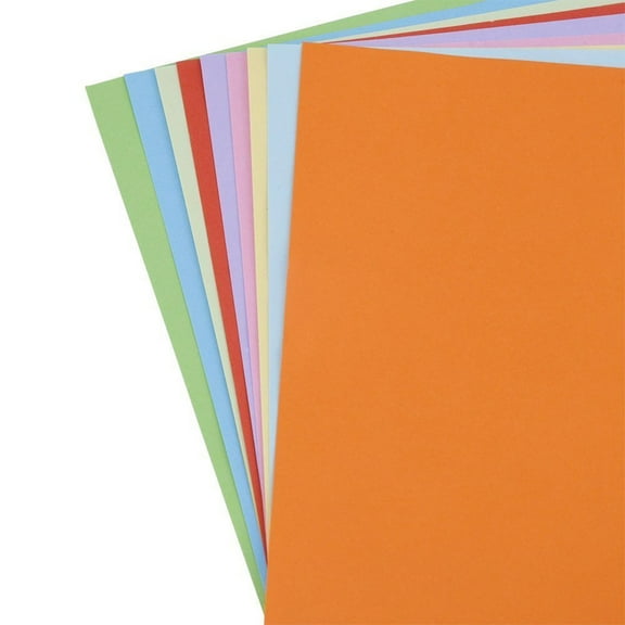 Raindrops 100pcs Colored Art Paper for Handcraft Projects in Assorted Color for Kids