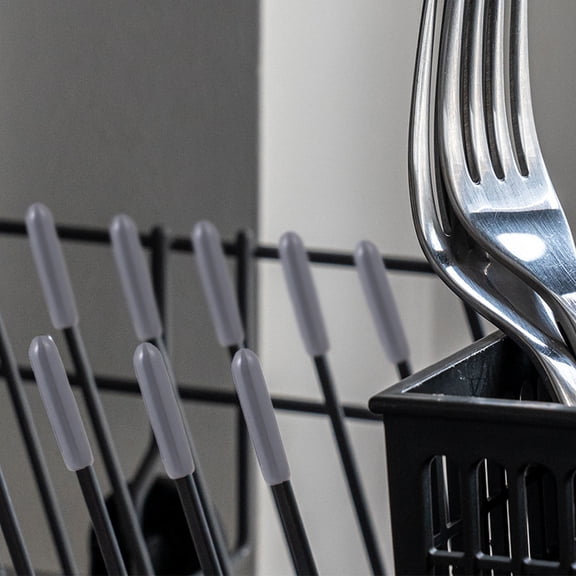 Raindrops PVC Dishwasher Wire Caps Grey Universal Fit Easy Install 100Pcs