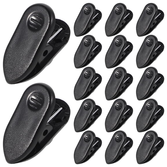 Raindrops 100pcs Earphone Wire Clips 360-Degree Rotatable Headphone Holder Collar Clips Universal Headset Cable Clamps Small Wire Clamps For Headset