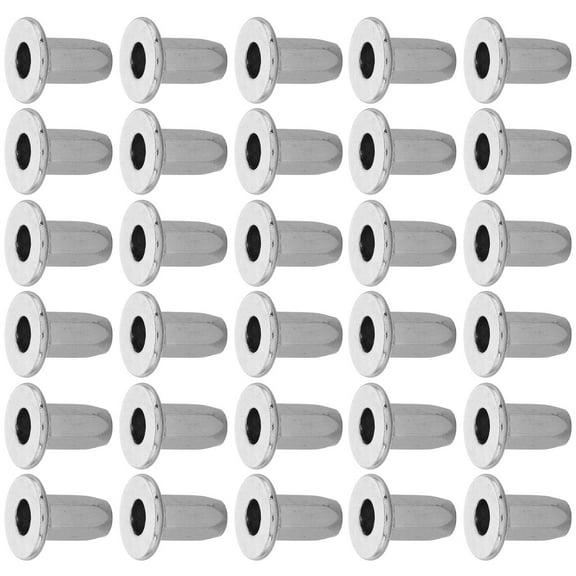 Raindrops 100pcs Metal Car Bumper Clips License Plate Hardware Kit Steel Rivet Nuts And Screws For Easy Installation For Riveting Nuts Threaded Inserts Blind Nut