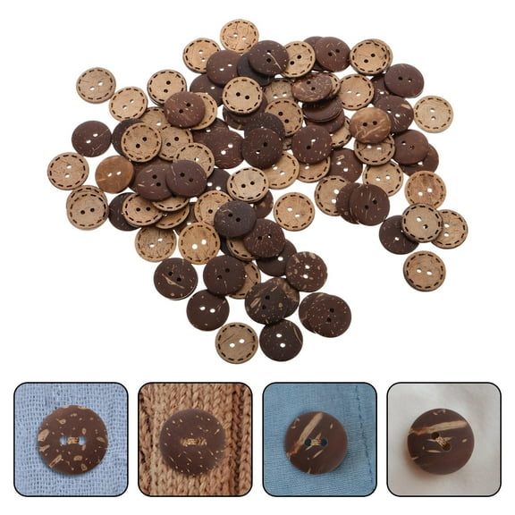 Raindrops Multi-Color Garment Buttons, 100 Pieces - Sewing and Craft Supplies for Projects