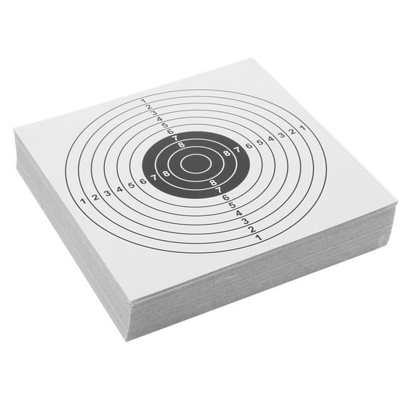 Raindrops 100Pcs Target Sheets for Home Practice Precision Markers Portable Paper