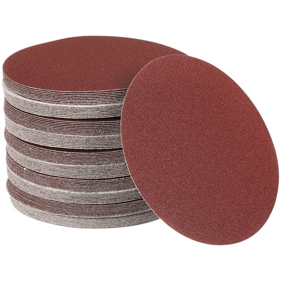 Raindrops 100pcs Sanding Paper for Grinder Aluminium Oxide Round Pads for DIY Enthusiasts