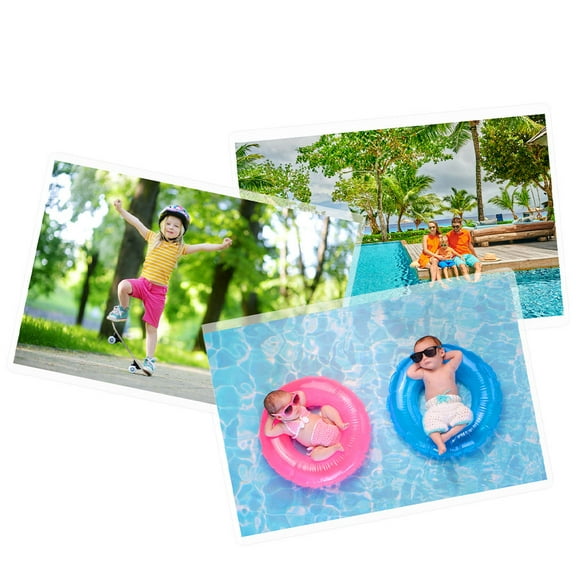 Raindrops 100pcs Transparent Thermal Paper Laminating Sheets for Document Protection