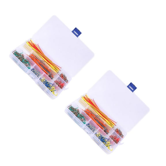 Raindrops 1080 PCS Breadboard Jumper Wire Solderless Breadboard Wire Connecting Line