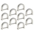 thumbnail image 1 of Raindrops 10PCS D Rings Horseshoe Shape Metal Rings DIY Strap Craft Silver13mm, 1 of 8