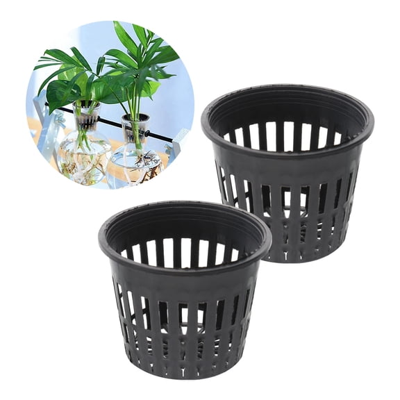 FOMIYES Black Mesh Planting Basin No Dirt Easy Cultivation Strong Growth 10Pcs