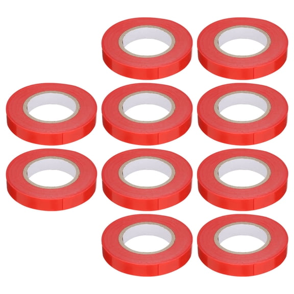 FOMIYES Plant Ribbon Tape Red PVC Adjustable Stretch Tape for Gardening Supporting Vines and Tomato Plants