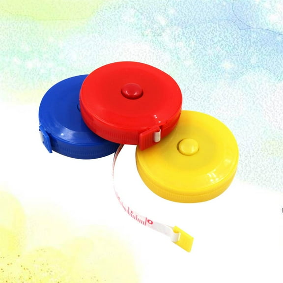 Raindrops 10Pcs Retractable Measuring Tape Ruler with Locking Feature for Easy Precise Measurement