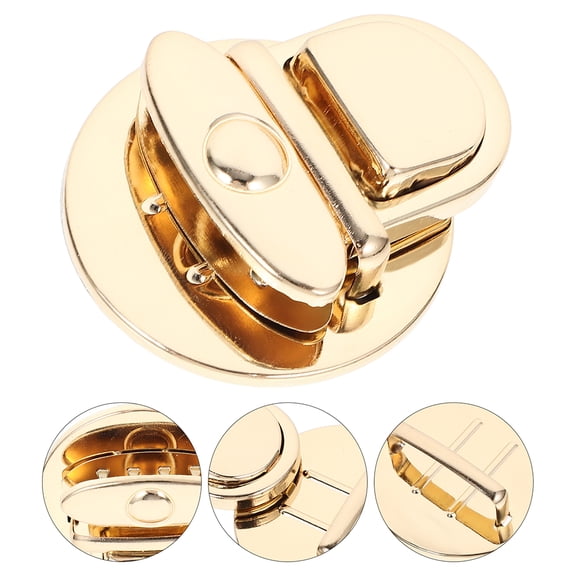 Raindrops 10Pcs Purse Push Locks Iron Hardware for DIY Projects and Custom Fashion Items