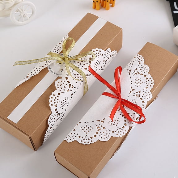 Raindrops 10Pcs Biscuit Box Macaron Boxes for Homemade Baking Delights