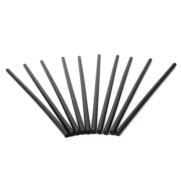 Raindrops 10Pcs Bulk Hot Glue Sticks Black for Crafting Projects and Upholstery