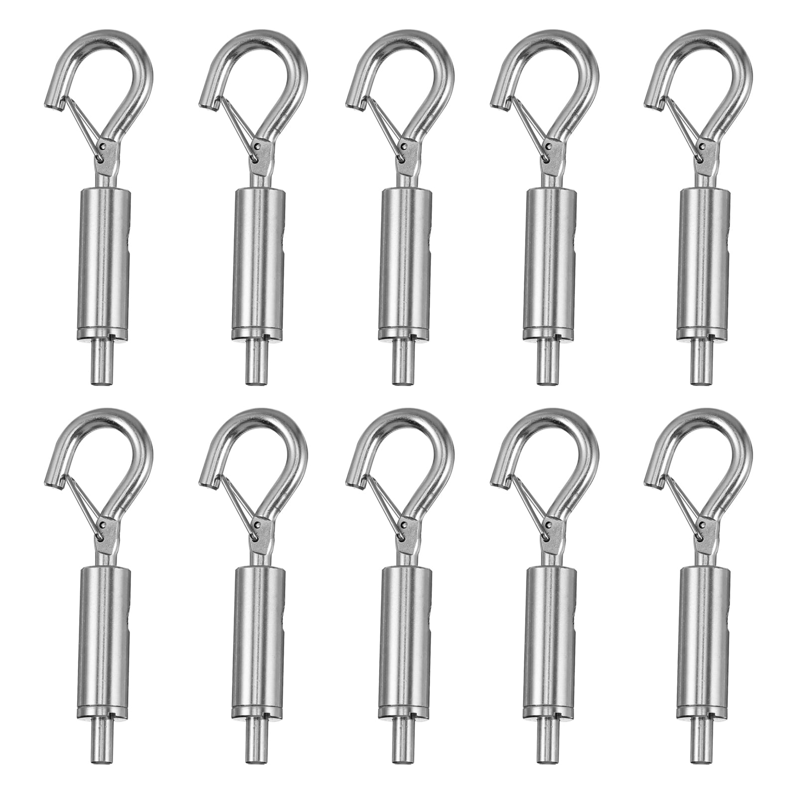 Raindrops 10Pcs Cable Guide Hooks Silver Stainless Steel Adjustable ...