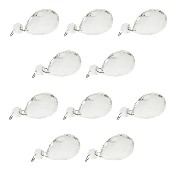Raindrops 10Pcs Crystal Drops Hanging Window Crystals for Delicate Workmanship
