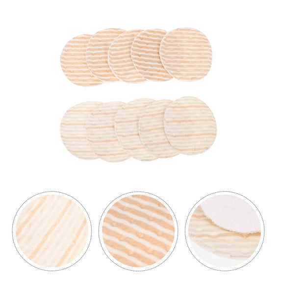 Raindrops 10Pcs Curved to Fit Breasts Nursing Pads for Women Breastfeeding Pads