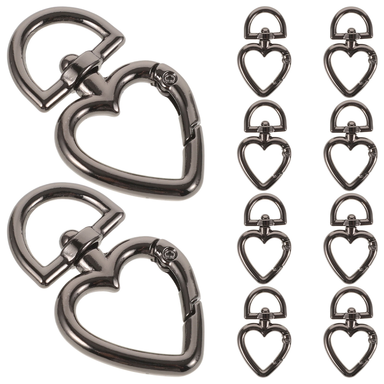Raindrops 10Pcs D Shaped Spring Clasps Heavy Duty Metal Spring Clasp ...