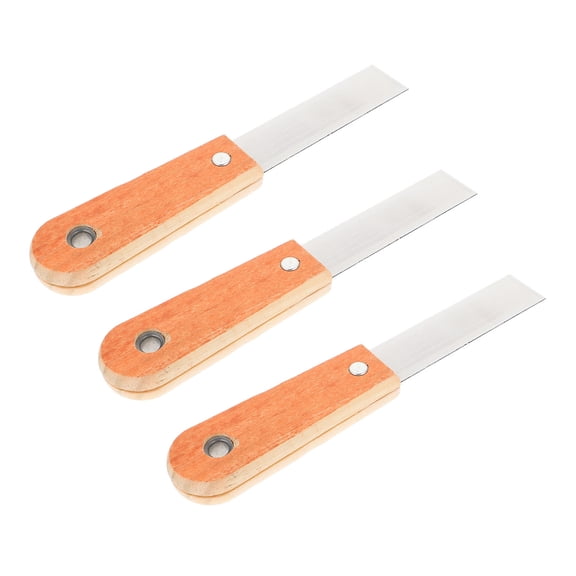 Raindrops Paint Spatula for House Putty Cutter Carbon Steel 10Set 7.47X0.94X0.59In