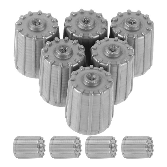 Raindrops 10pcs Replacement Plastic Valve Caps for Truck Vehicle Tire Maintenance Accessories