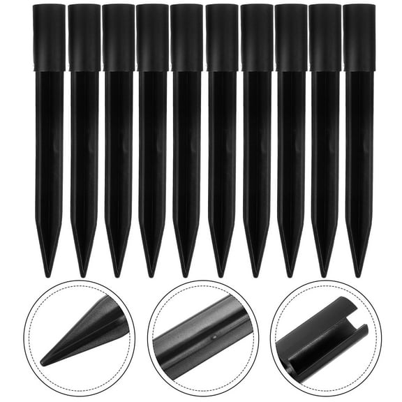 Raindrops 10Pcs Garden Lamp Stake Accessory Plastic Solar Lights Spikes Replacement Lights Stakes
