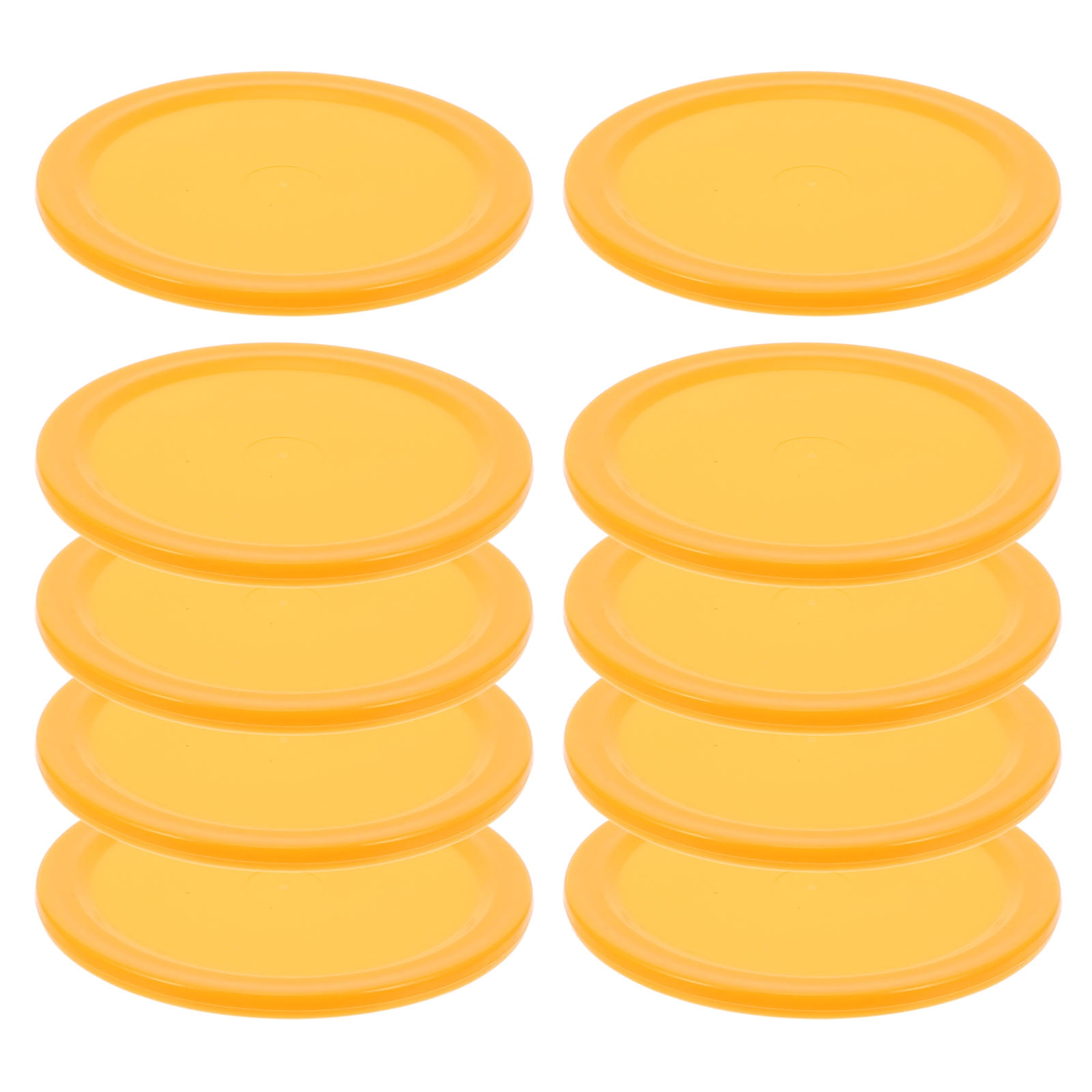 Raindrops Hockey Pucks for Table Hockey Game 10Pcs 2.52X2.52X0.16In
