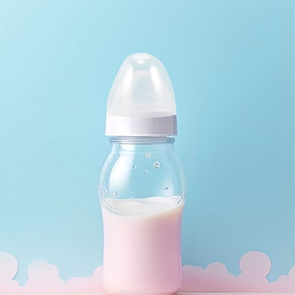 Raindrops 10Pcs Leak Proof Transparent Plastic Bottle Caps Multipurpose Replacement Lids for Feeding Bottles