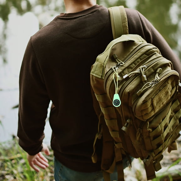 Raindrops 10Pcs Portable Lanyard Compass Set Lightweight Plastic Outdoor Navigation Tool