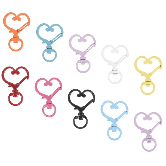 FOMIYES Metal Buckle Rings Assorted Colors for Gifting and Jewelry Clasps