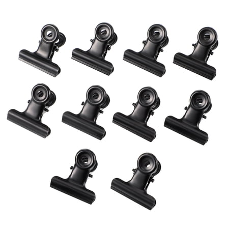 Raindrops 10Pcs Metal Grip Clips Stainless Steel Ticket Clips Stationery Bills Metal Clips