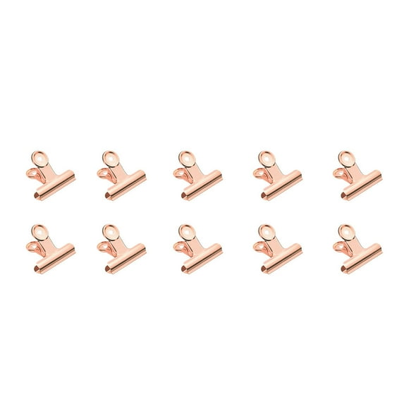 Raindrops 10Pcs Metal Paper Clips for Bulletin Board Pin and Note Holder with Spring Loaded Design