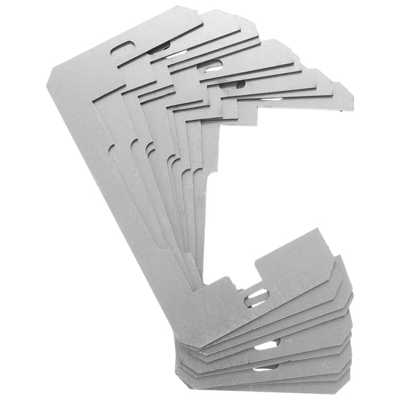 Raindrops 10Pcs Metal Wall Plate Spacers and Electrical Outlet Cover Plates for Switch Panel Box Repairing and Device Leveling Plates