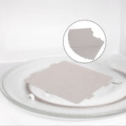 Raindrops 10Pcs Mica Sheets for Microwave Oven Parts High-Temperature Resistance Silver 4.6X3.9X0.04In