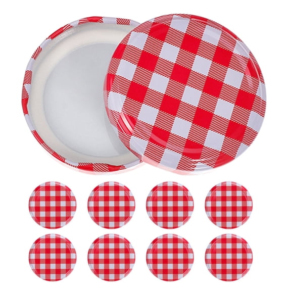 Raindrops 10Pcs Multi Jar Lids for Canning Easy Install Rustproof Sealing Accessories