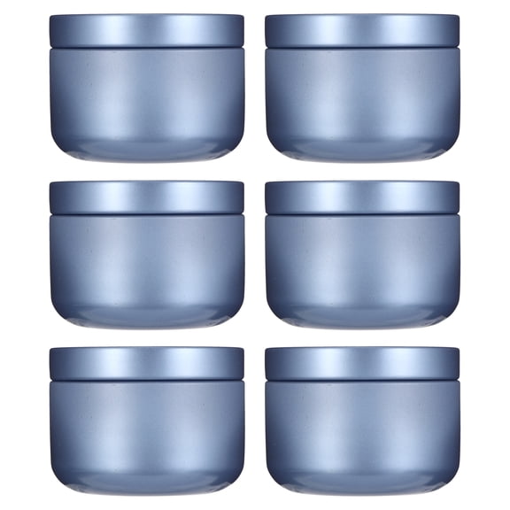 Raindrops 10Pcs Round Tea Tin Metal Tins Empty Box for Coffee & Candy