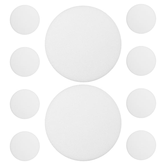 Raindrops 10Pcs LED Lampshade Diffuser White Plastic Ceiling Light Cover for Reduced Glare