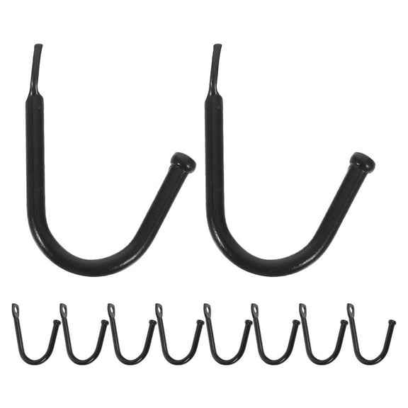 Raindrops 10Pcs Rustic Wall Hooks Metal Decorative Hooks for Hanging Gardening Tools 1.34X0.94X0.24in