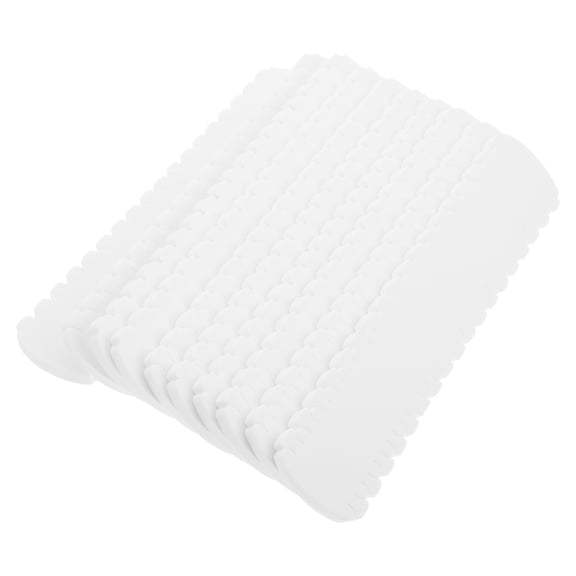 Raindrops Embroidery Winding Plate EVA Foam White 10Pcs