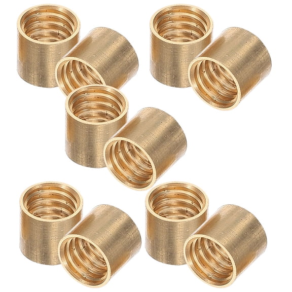 Raindrops 10Pcs Brass  Billiard Cue Ferrules Brass Snooker Cue Hoops Billiard Accessories for Replace