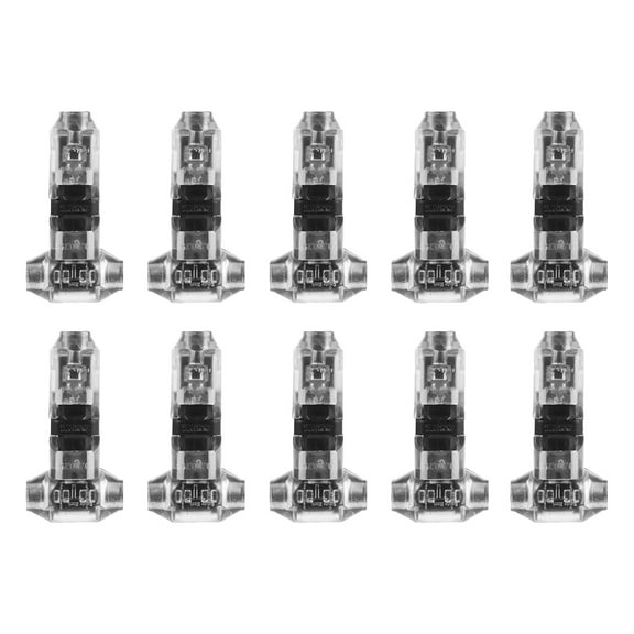 Raindrops 10Pcs T Tap Wire Connectors for Quick Solderless Connection in Electrical Wiring