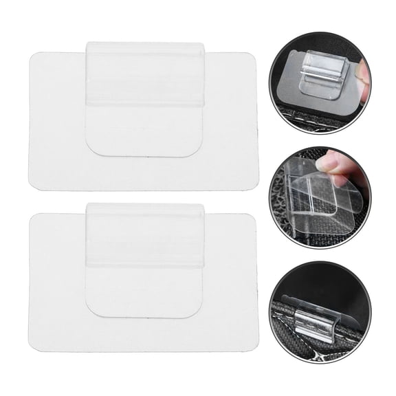 Raindrops 10Pcs Universal Foot Mat Fixing Clip Transparent Anti Slip For Car Interior Maintenance