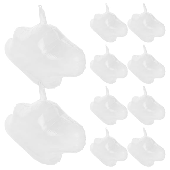 Raindrops 10Pcs White Aluminum Foil Cloud Balloons for Birthday Party Decorative Balloon Supplies