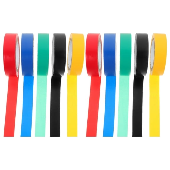Raindrops 10Set Multi Functional Electrical Tape Colored for Humid Environment Work
