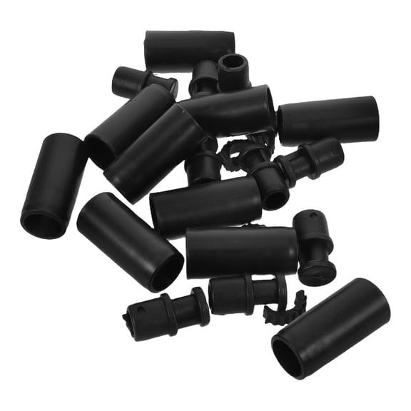 Raindrops Telescopic Mop Pole Connector Black Plastic Locking Mechanism for Replacement Use