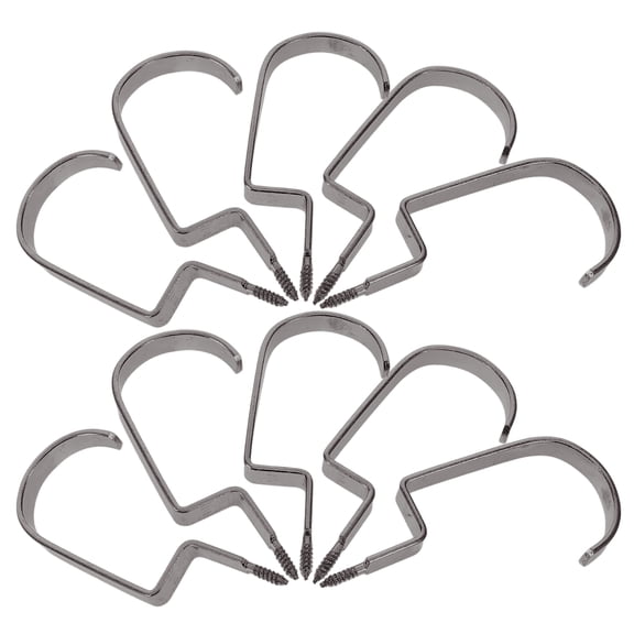 Raindrops Black Metal Wall Hooks for Closet - and Easy to Install Organizer for Hanging Coats, Bags, Hats, and More