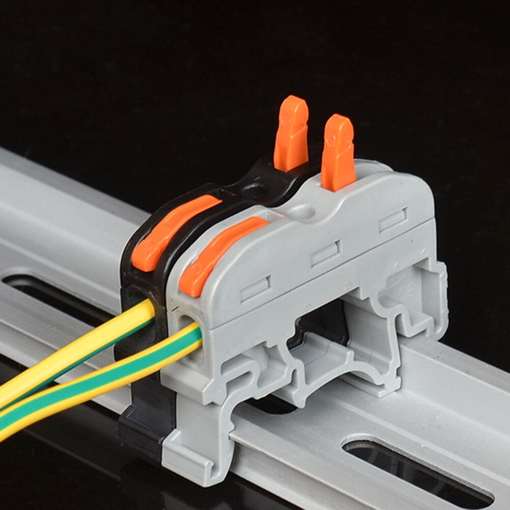 Raindrops 10pcs -211 Din Rail Universal Compact Wiring Terminal Block ...