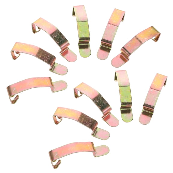 NIAIZEK Niaizek Metal Air Filter Box Clip Golden for Car Durable and Universal 10Pcs