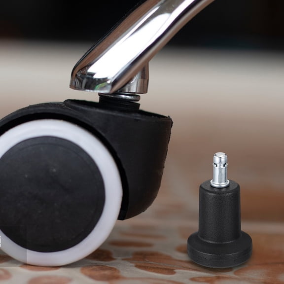 Raindrops Non Slip Furniture Wheels 10Pcs High Leg Fixed Wheels for Office and Computer Chairs Nylon and Alloy Steel